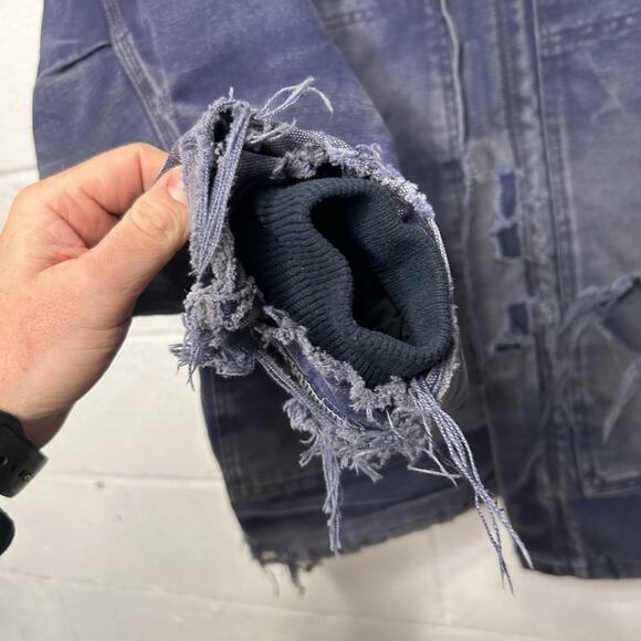 Vintage Carhartt Quilted Artic Jacket “Midnight Navy” C26 MDT - Picture 7 of 10